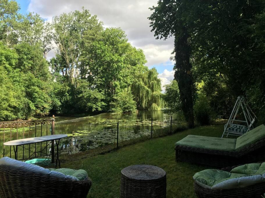 Magnifique Moulin Proche Chablis, Jacuzzi Et Riviere Villa Annay-sur-Serein Ngoại thất bức ảnh