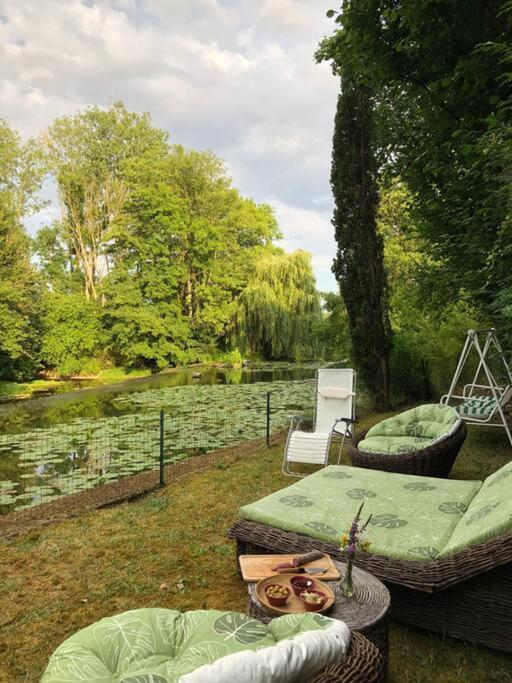 Magnifique Moulin Proche Chablis, Jacuzzi Et Riviere Villa Annay-sur-Serein Ngoại thất bức ảnh